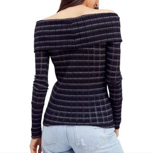 Free People Snowbunny Off The Shoulder Top size L